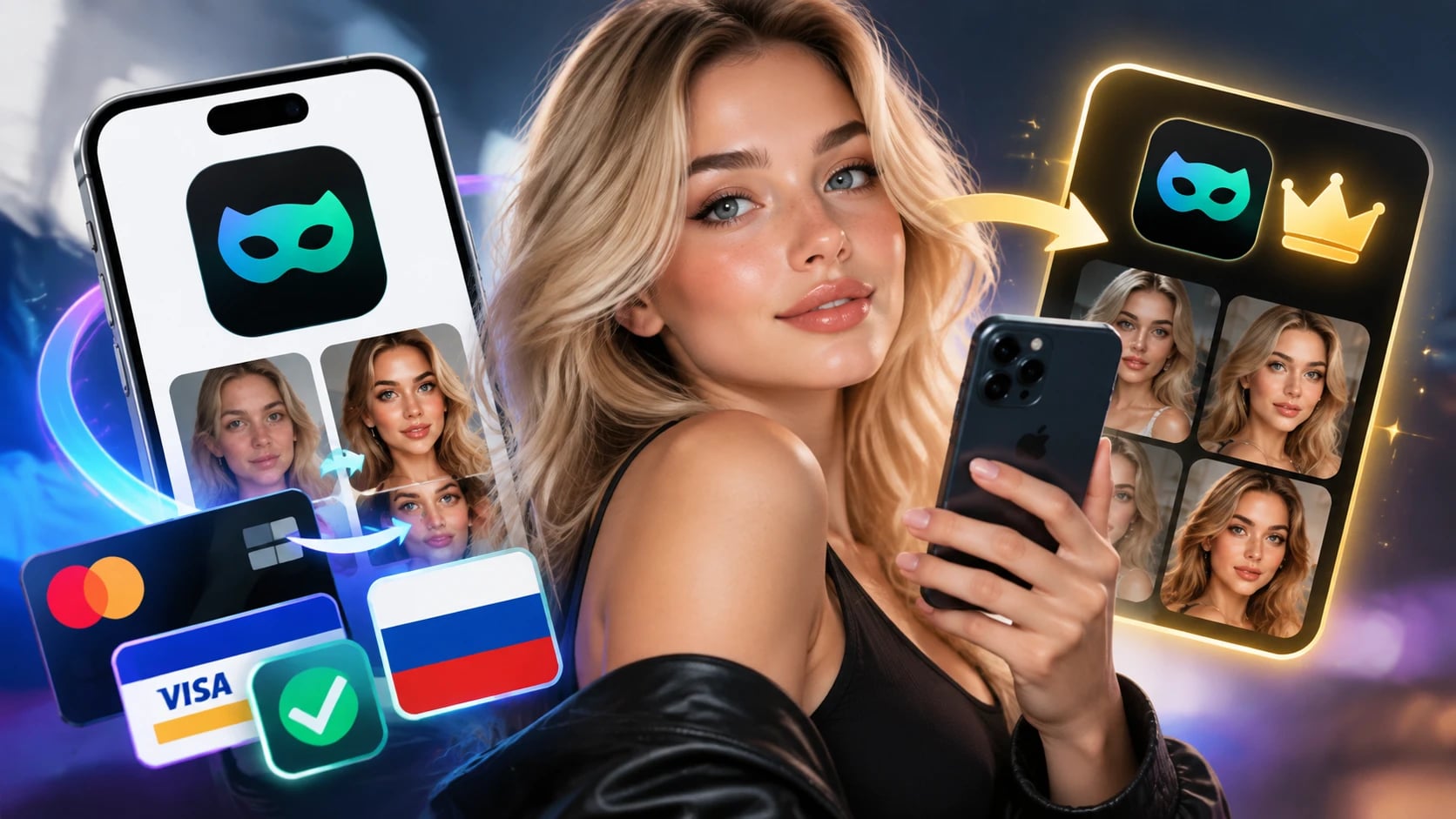 Как оплатить приложение Persona в России и открыть Pro-доступ к ИИ-редактору